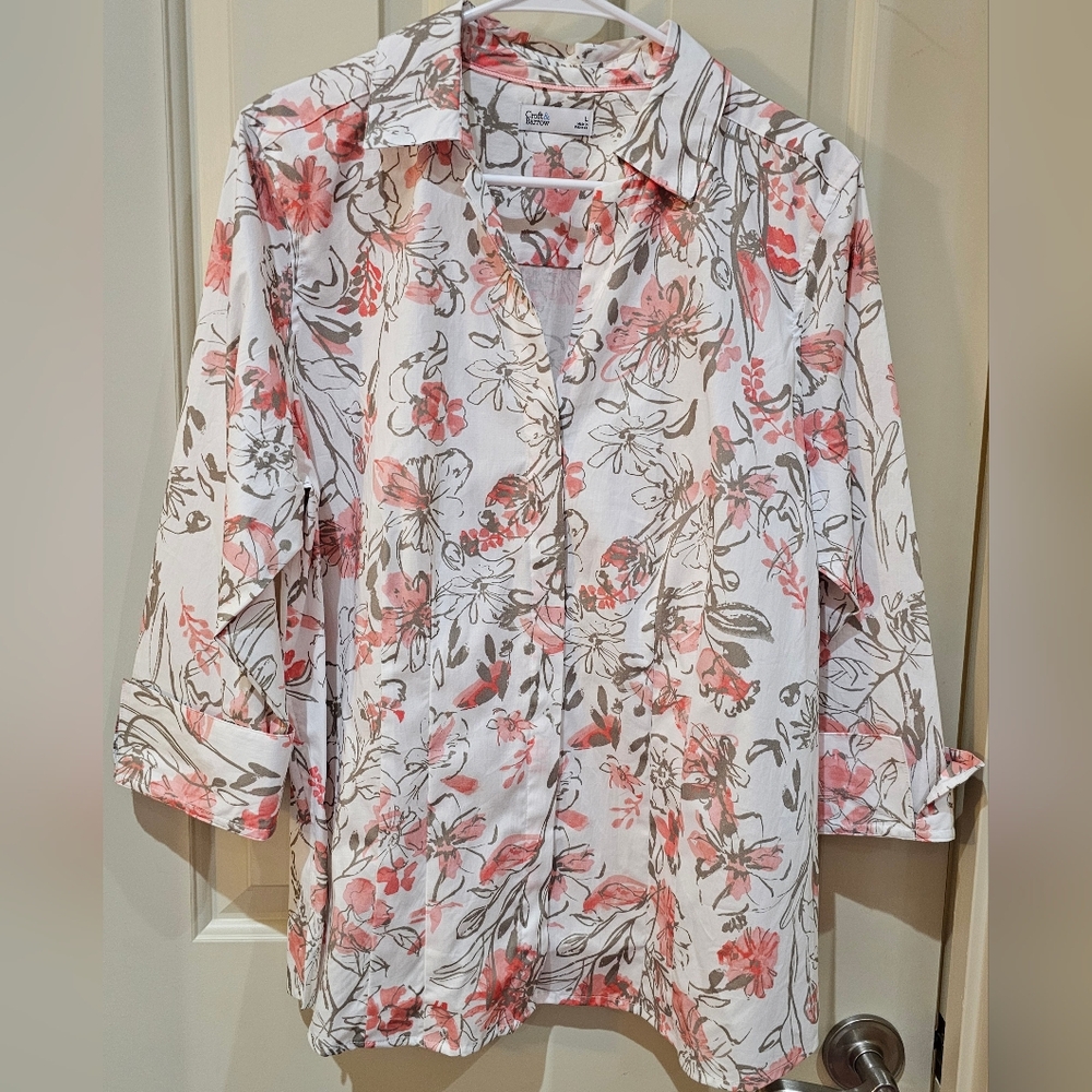 Floral Print Women's Top